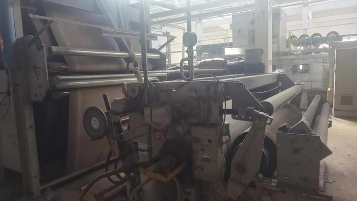 Used Monforts sanforizing machine for fabric