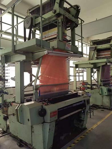 Used Muller label loom for fabric