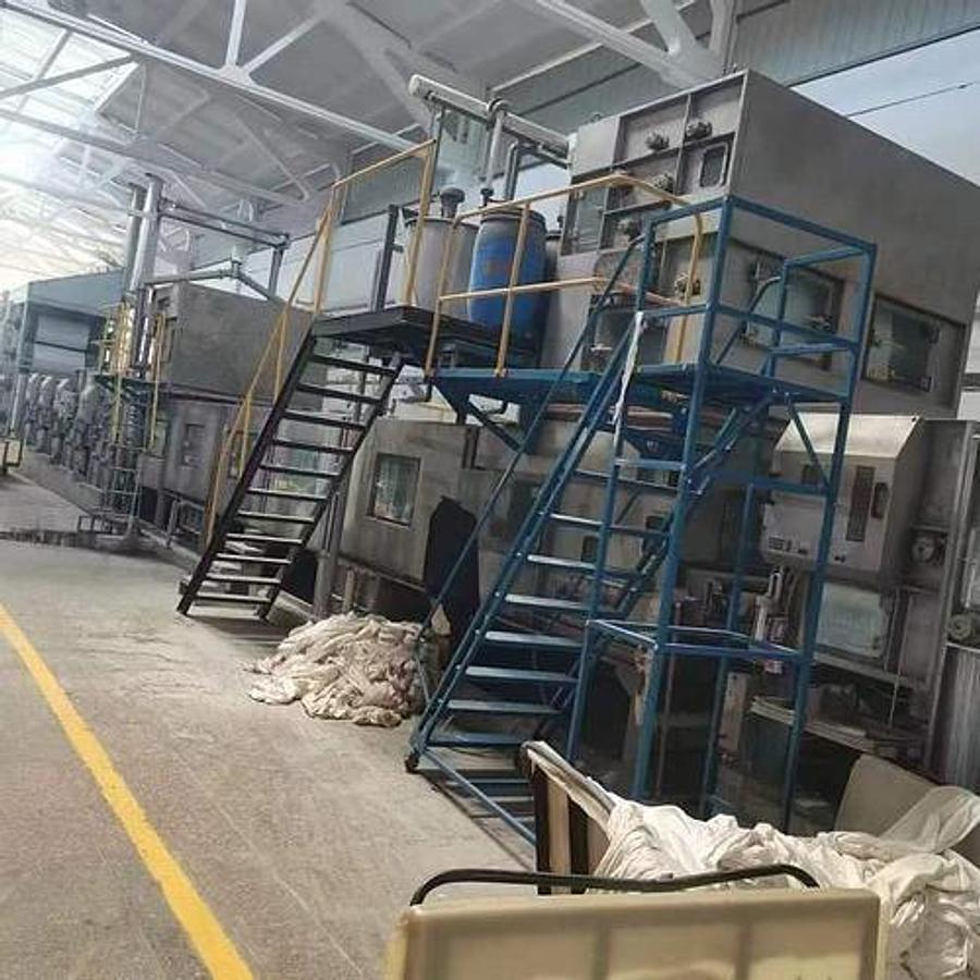 Used red flag bleaching machine for fabric