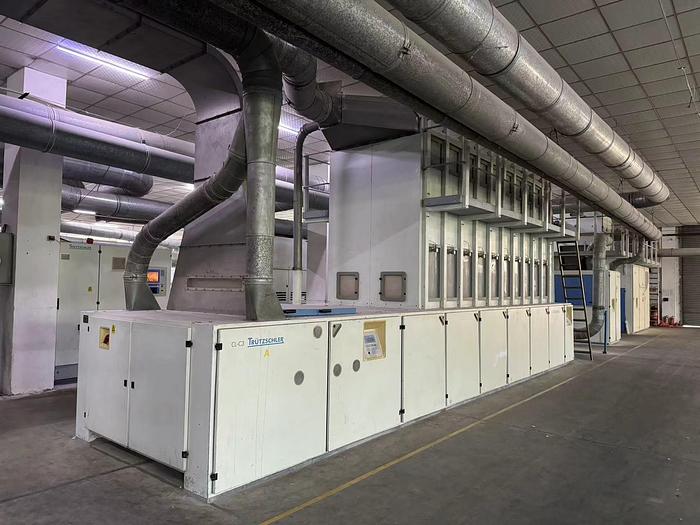 Used Trutzschler blow room with TC5 carding machine 1:6 for fabric