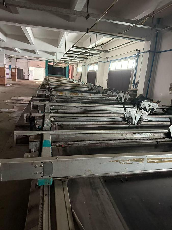 Used Switzerland Buser flatbed printing machine for fabric
