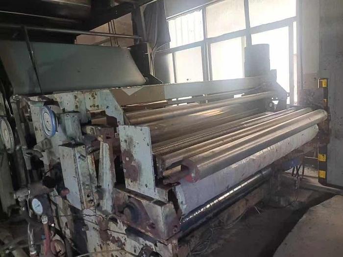 Used Fong's Open width compactor for fabric