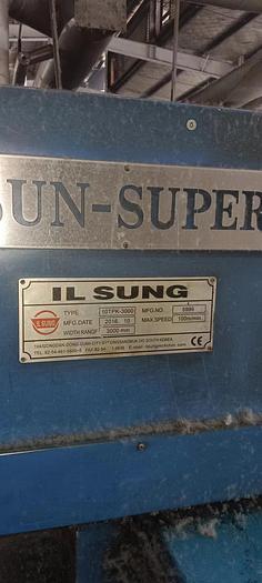 Used IL SUNG stenter for fabric
