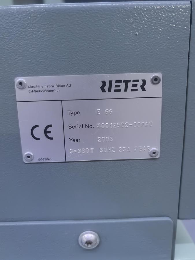 Used Rieter comber for yarn