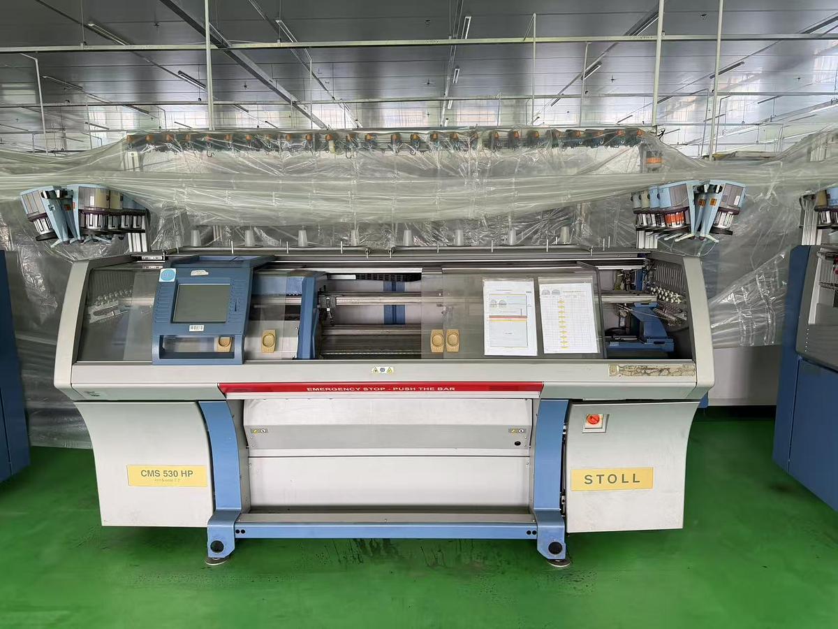 Used 2013  80 sets Computerized Flat Knitting Machine for fabric