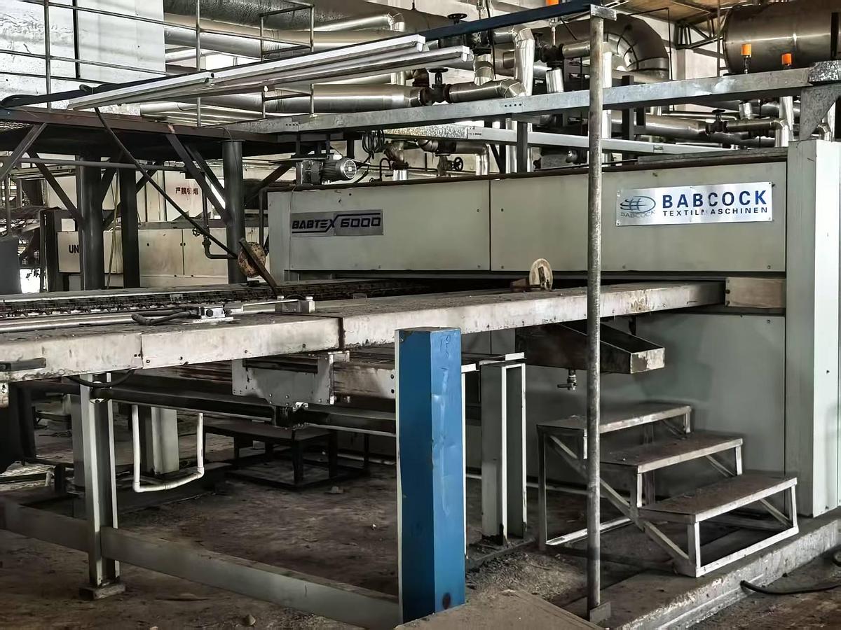 Used Babcock stenter for fabric