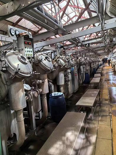 Used 7 sets Taiwan dyeing machine for fabric