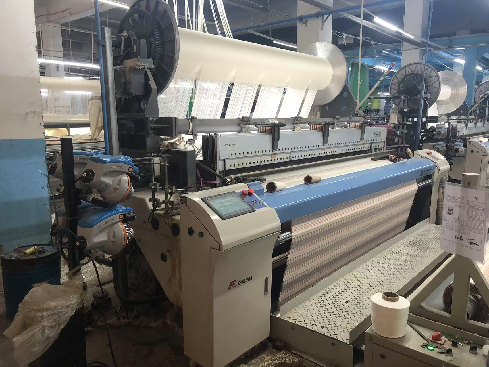 Used 12 sets Rifa RFJA33 Air-Jet Towel Loom for fabric