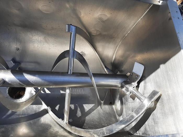 Used Mixer, Ribbon, 10 CF, 304 S/st, Jkt, 5 HP, #S742491