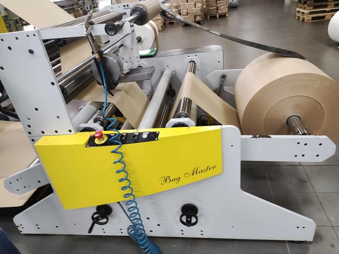 Used 2012 SOMTAS BAG MASTER L/INLINE  Flat & Satchel Paper Bag Making Machine with 4 col. Flexo