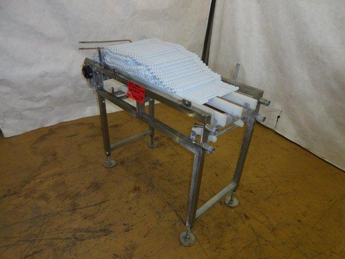 Used Stainless Steel Conveyor; 16"Wx4'L