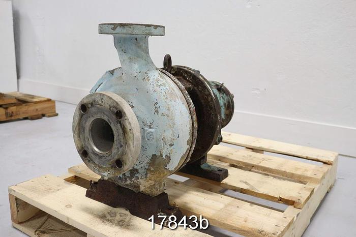 Used Goulds 3196 Pump, 2x3x8, Stainless Steel Casing #17843