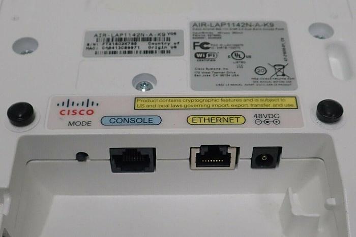 Used Lot of 3 Cisco AIR-LAP1142N-A-K9 Aironet Dual Band Access Points