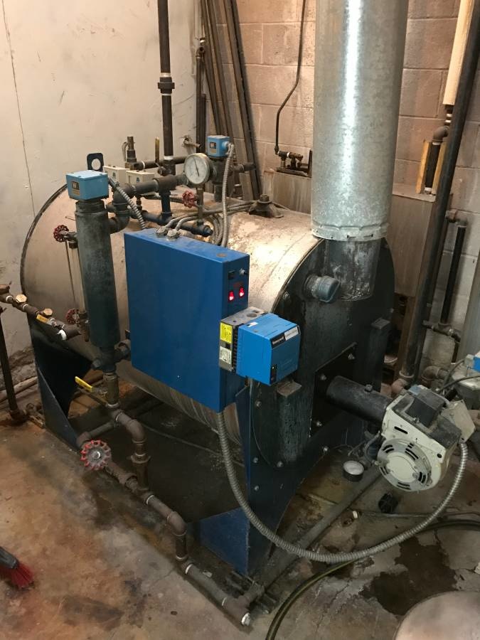 General boiler for dry cleaners 15 horsepower in Los Angeles, Calif...