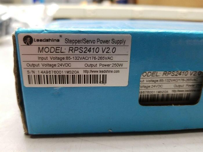 Used LEADSHINE RPS2410 V2.0 STEPPER/SERVO POWER SUPPLY