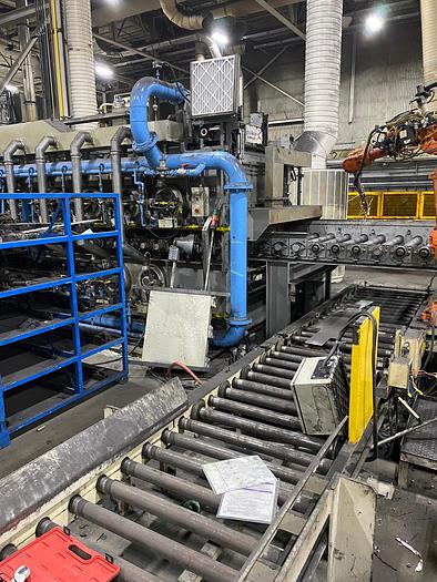 Used Wellman Gas Fired Roller Hearth Furnace (2000*F)