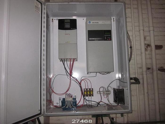 Used Quick Draft  Quick Draft Trim Handling System, Venturi Style With 30 Hp Pressure Blower, (2) Vfd'S, Inlet Muffler, Outlet Muffler, Diverter Gate, (2) Trim Pick-Ups, 6" Venturi Inlet, 12" Venturi Outlet. #27468