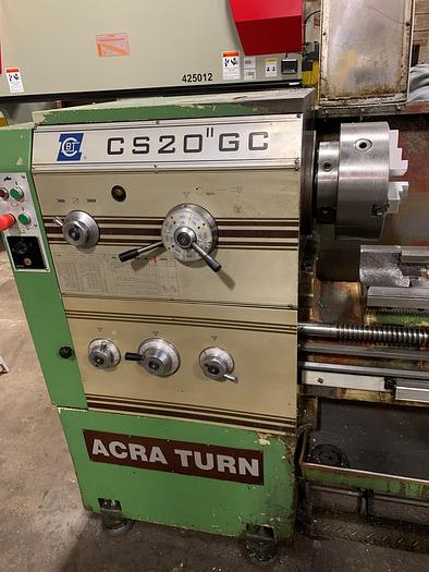 Used 20" X 80" ACRATURN, HEAVY DUTY ENGINE LATHE