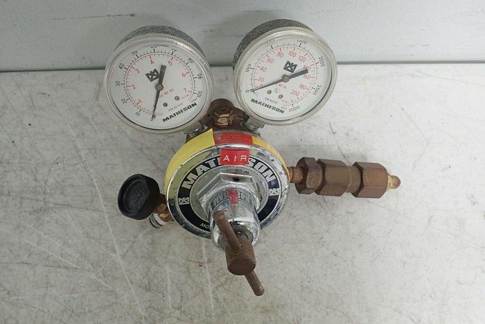 Used Matheson 8-580 Twin Gauge Gas Regulator