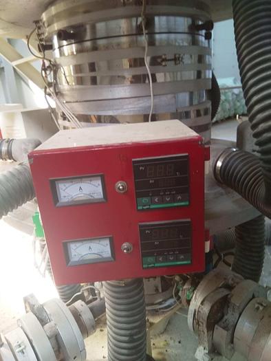 Used HONGQI (China) SJ-55×3/FM1500 – Three-layer co-extrusion film Blowing Machine (year 2015)