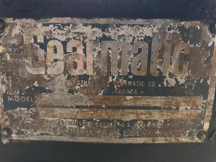 Used 0 Gearmatic 6-26-SC 6000LB Winch