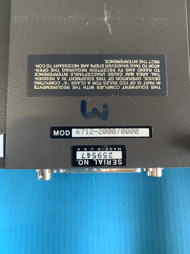 Used Cohu Camera Control Module 6712-2000/0000