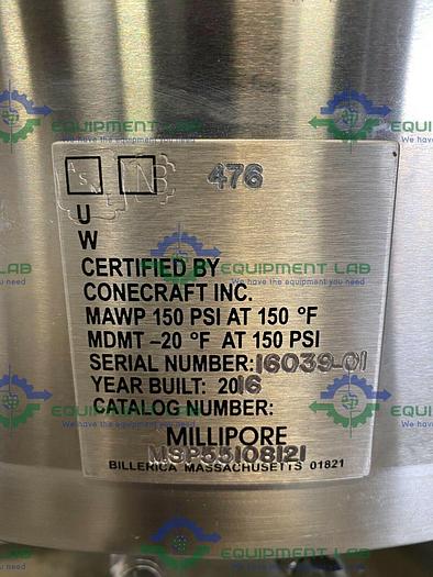 Used Millipore  Mobius FlexReady Solution 100 Liter Mixing Tank Cart