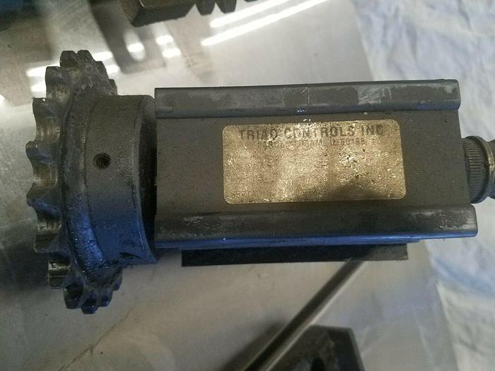 Used Triad Motor Mount and Idlers for chain drive w/ pillow boxes sprockets Complete