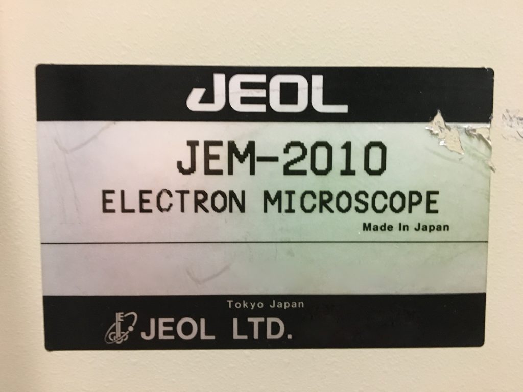 Used Jeol JEM 2010 Electron Microscope