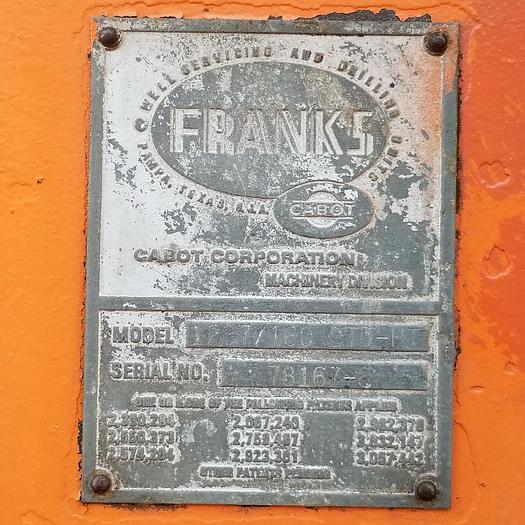Used 1979 FRANKS 1287/160