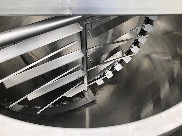 Used LEE D9MA-600 GAL. DUAL AGITATION, SCRAPE SURFACE, INSULATED "DIRECT" STEAM KETTLE D9MA-600