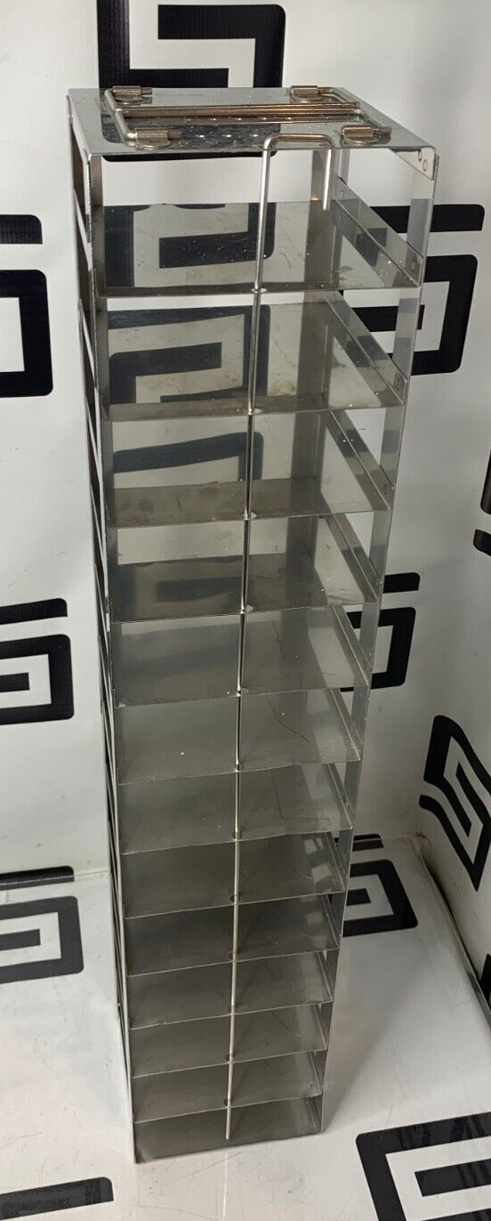 Used Chest Freezer Vertical Rack Stainless Steel 13 Box Capacity 2” Box 5.25 x 5.25
