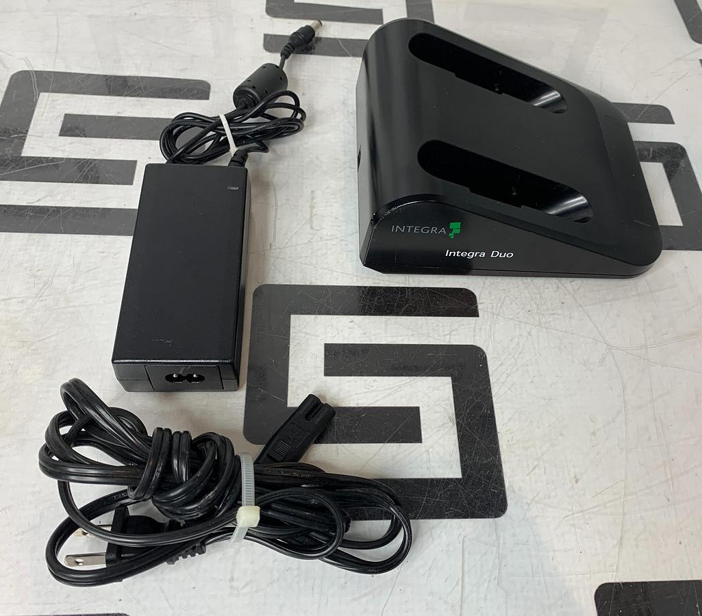 Used Integra REF 90624 LED DUO BATTERY CHARGER Dual w/ Power Supply