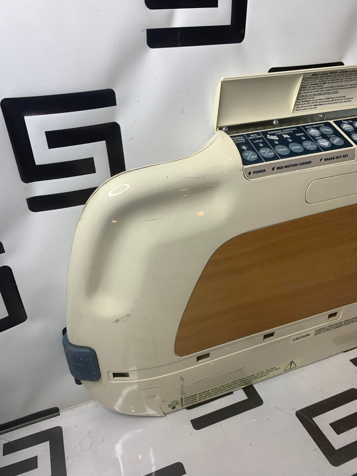 Used Stryker 3002 Secure II Hospital MED SURG BED FOOTBOARD SCALE CONTROLLER ASSEMBLY