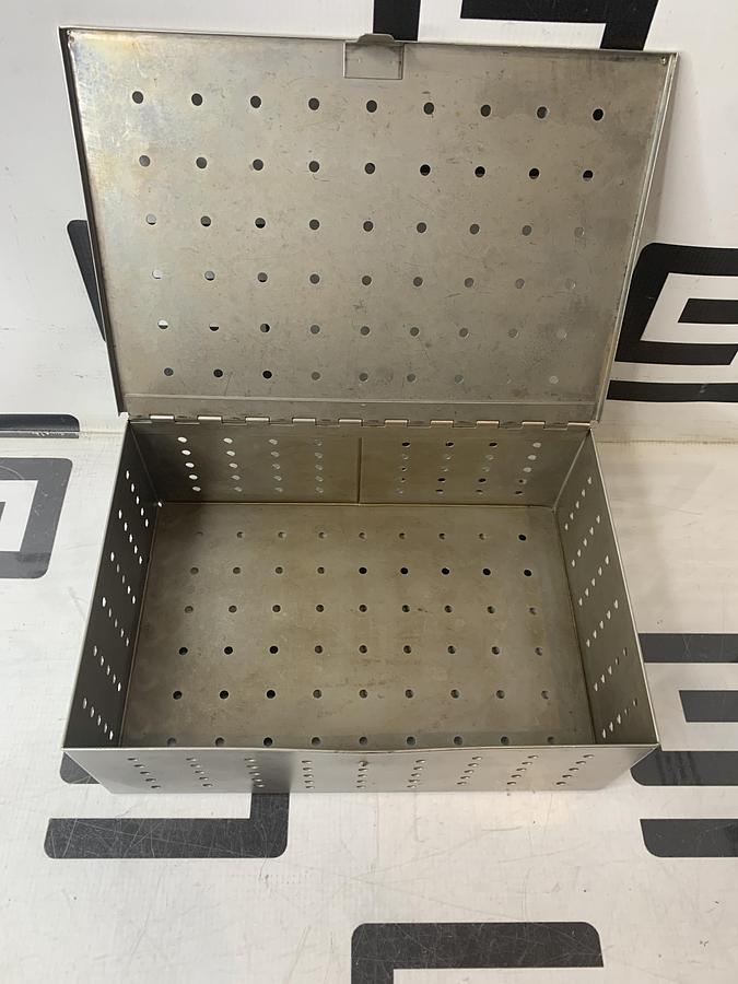 Used Zimmer 5052-12 Autoclave Sterilization Case 10-1/4 x 7-1/8 x 3-1/2 Hall Amsco #B