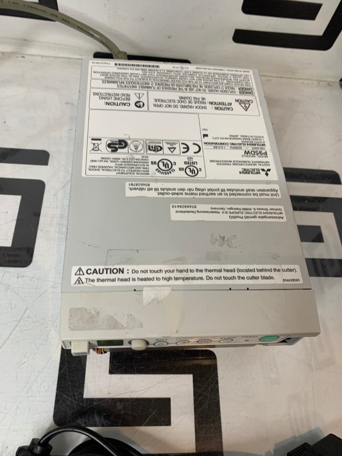 Used Mitsubishi P93W Digital Thermal Printer P93 Video Copy Processor Monochrome B&W