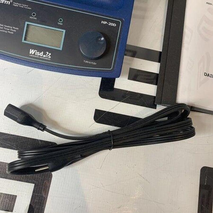 Used Wisd HP-20D Digital Ceramic Hotplate Wise Therm Wisetherm Heat Hot Plate Daihan