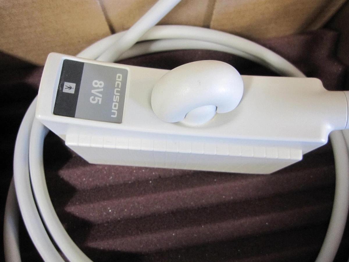 Used AS IS Siemens Acuson 8V5 Linear Array Ultrasound Transducer Probe