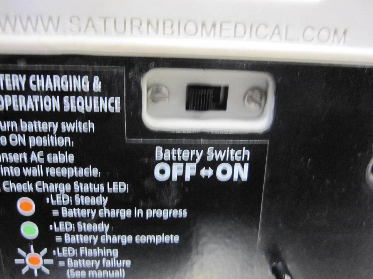 Used Verathon Saturn Glidescope 0231-0003 GVL Portable Video Monitor Surg NEW BATTERY
