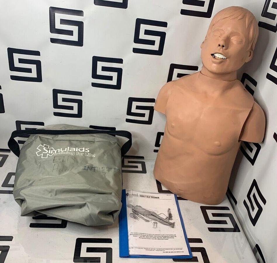 Used SIMULAIDS NASCO Adult Intubation  086