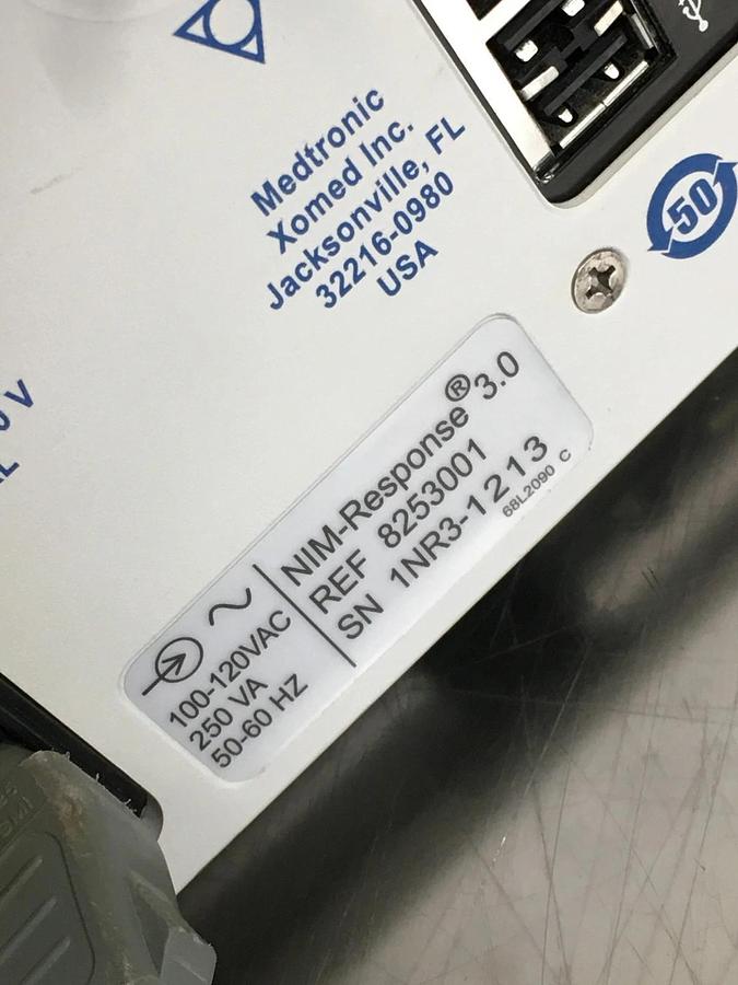 Used MEDTRONIC NIM RESPONSE 3.0 REF: 8253001 NERVE MONITORING SYSTEM