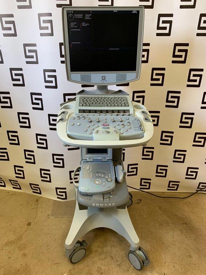 Used Zonare Z.One 4.7 SmartCart Diagnostic Ultrasound System   Scan Engine Docking Z1