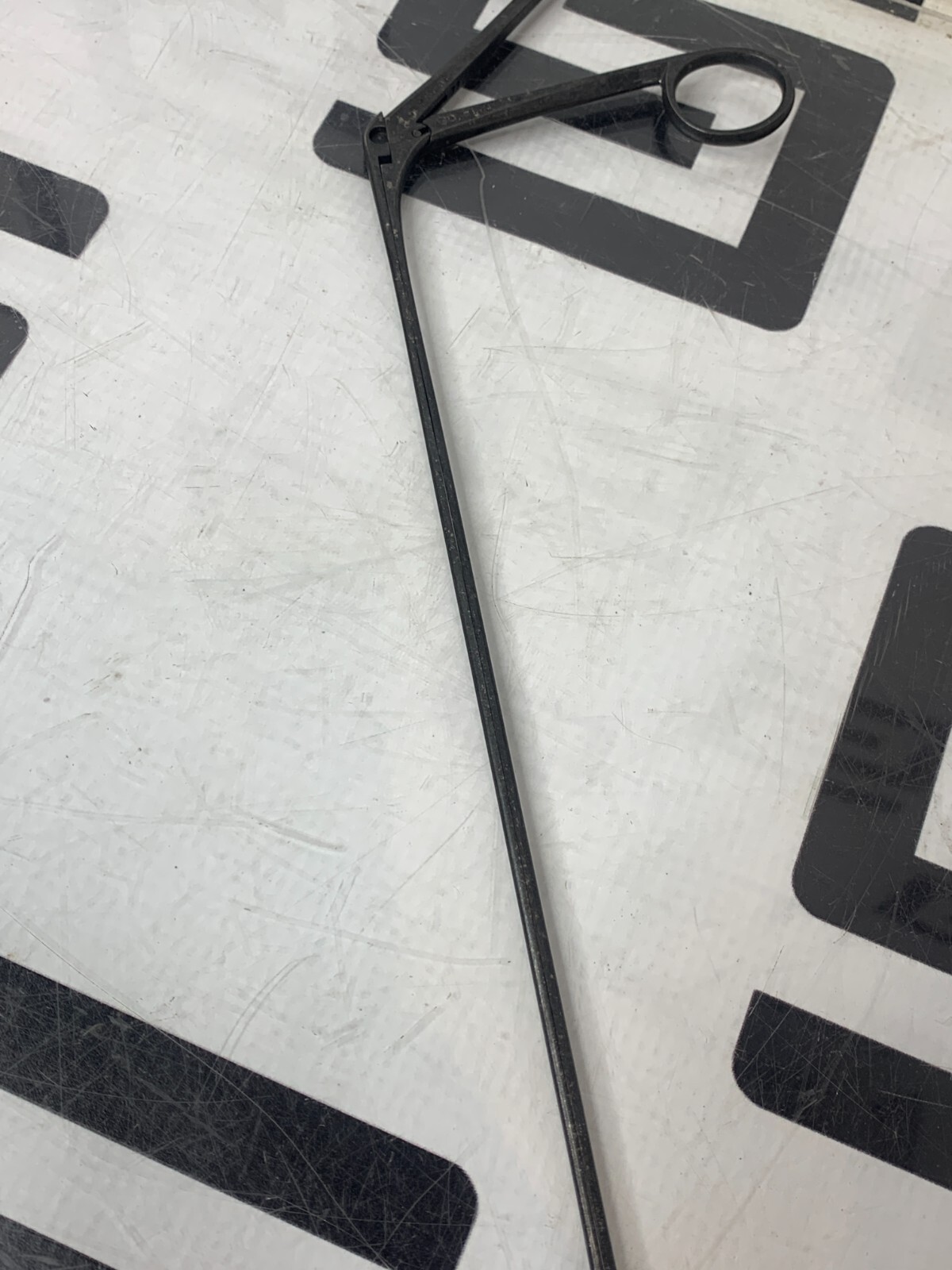 Used Pilling Forceps 50-5104 Jackson Cup Up-Bite  4mm Bronchial Surgical (B)