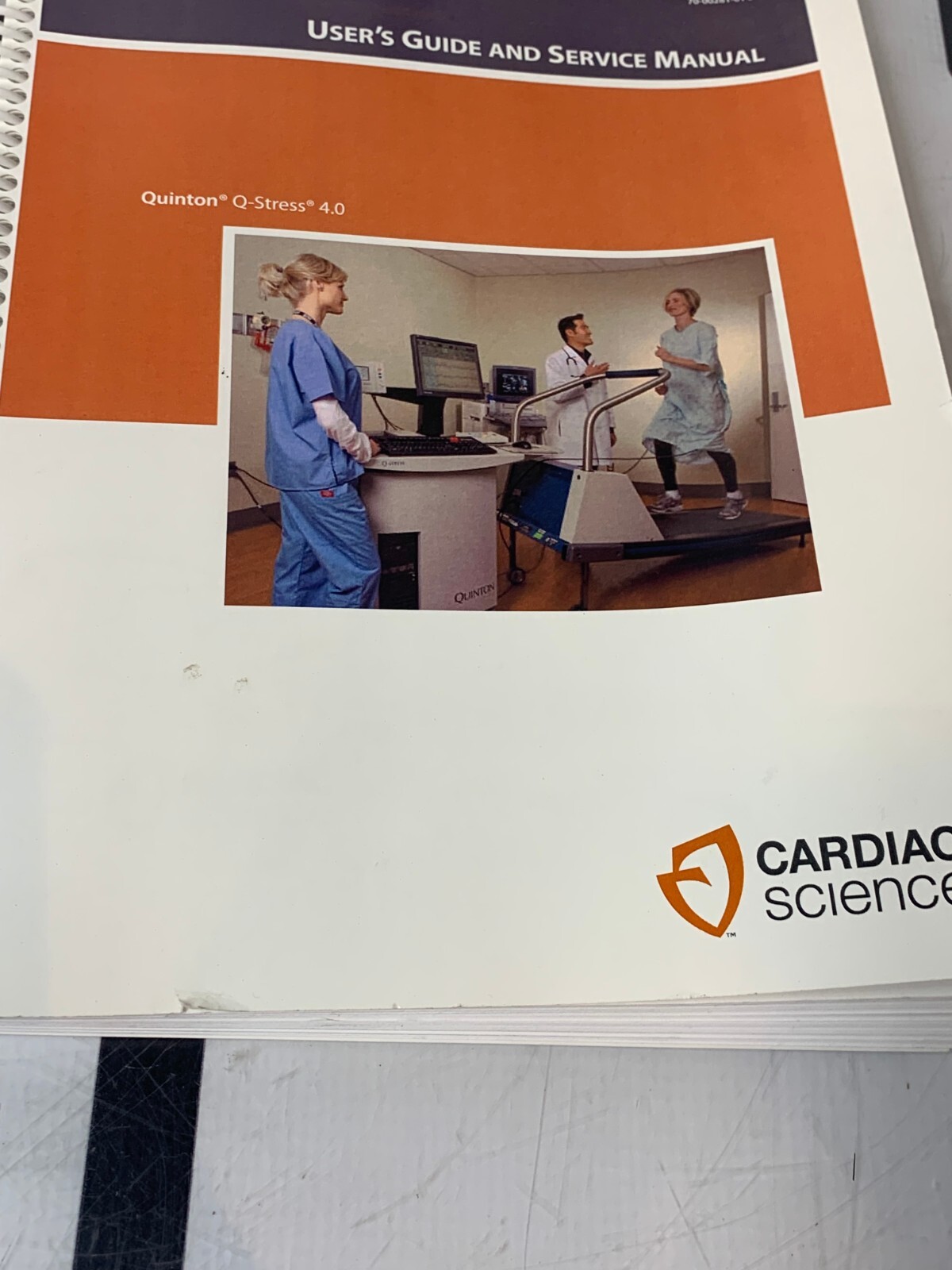 Used Cardiac Science Q-Stress Treadmill Quinton User 4.0 Service Manual 70-00281-01 B