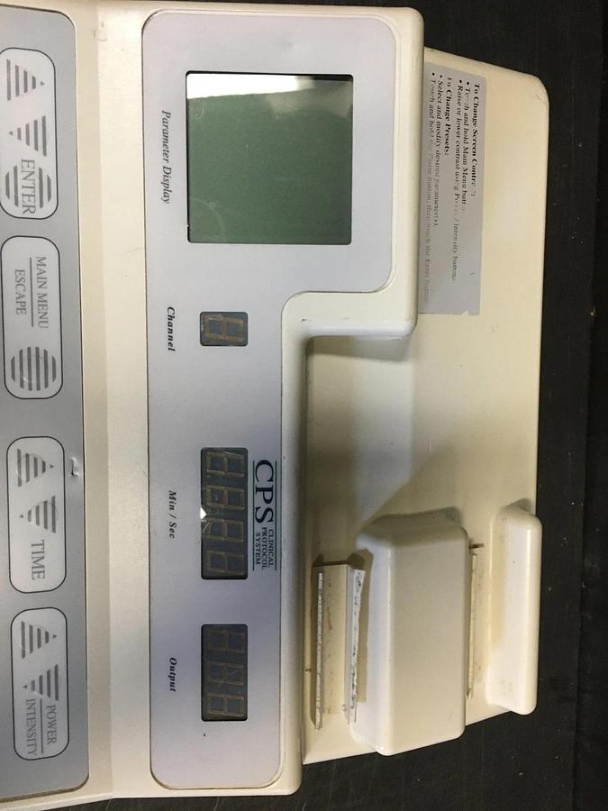 Used Chattanooga FORTE 400 Combo Therapy System. No Leads or Power Supply.