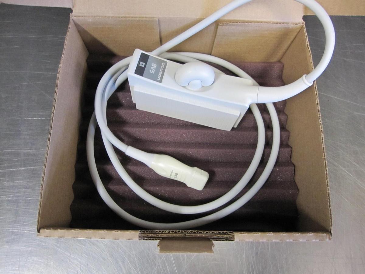 Used AS IS Siemens Acuson 8V5 Linear Array Ultrasound Transducer Probe