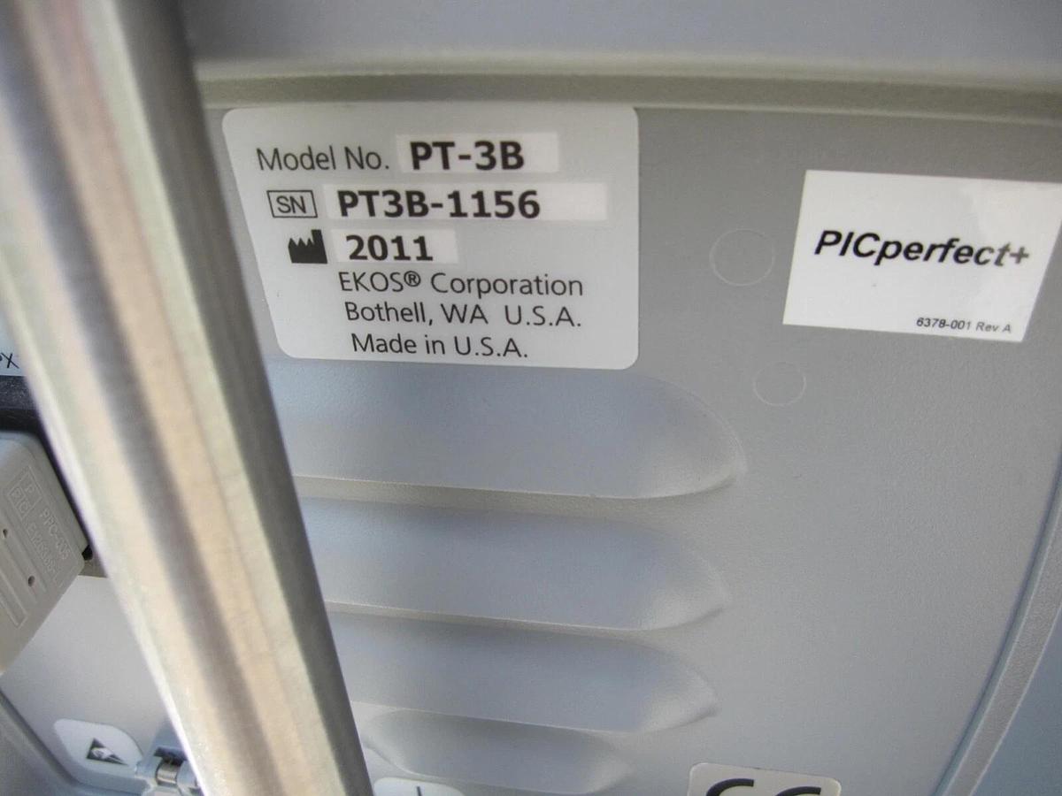 Used EKOS PT-3B EkoSonic Control Unit W/Power Cic Module Cart New Batteries