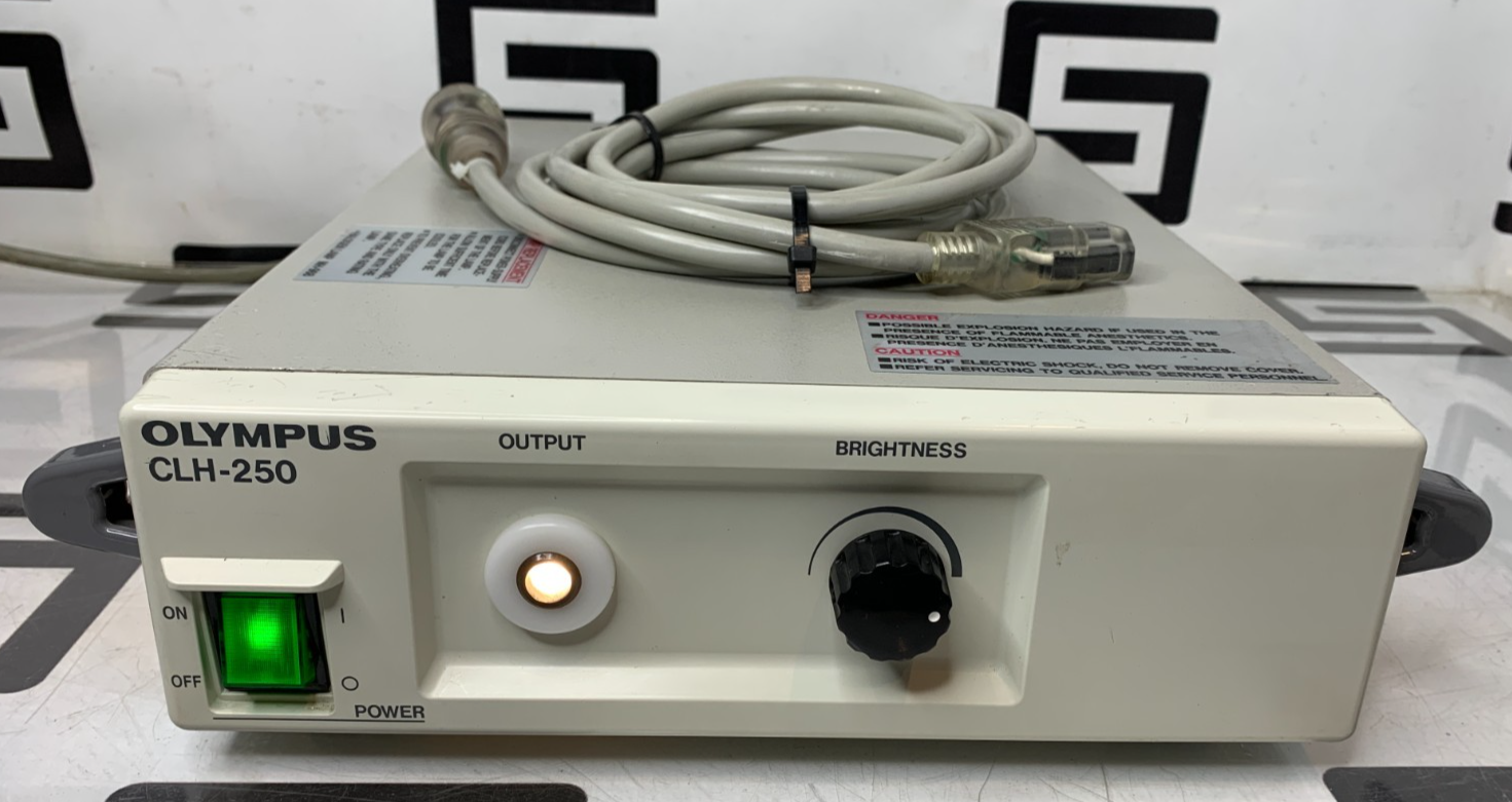 Used Olympus CLH-250 Light Source Halogen Endoscopic Surgical Headlight  250 Watts