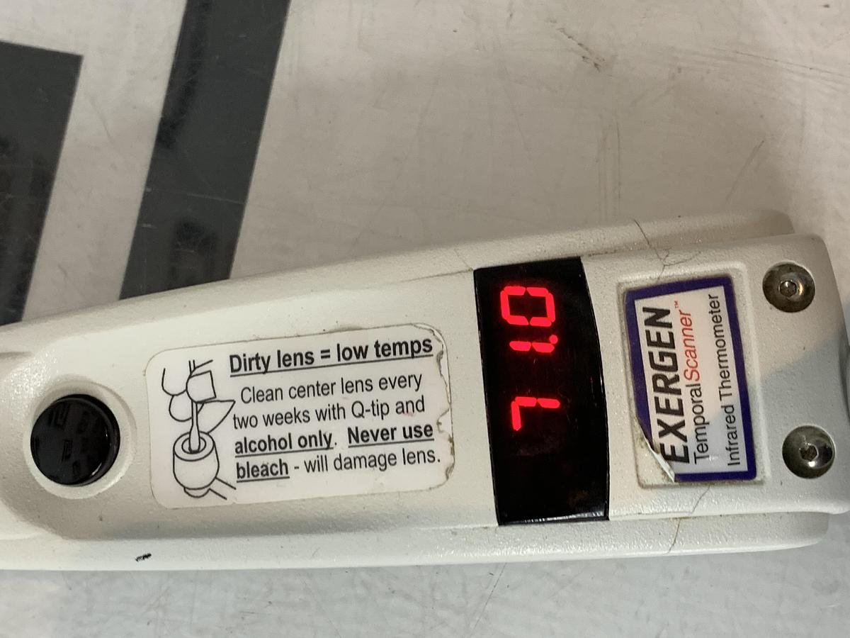 Used Exergen TAT-5000 Professional Temporal Scanner Thermometer w/ New Battery 