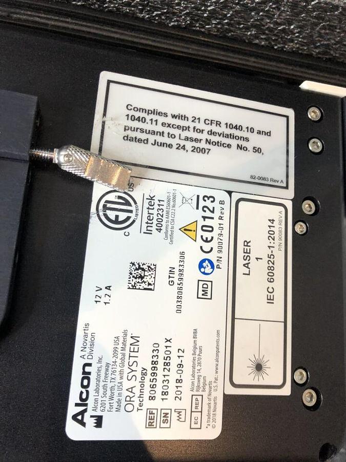 Used ORA WaveTec Vision VerifEye System